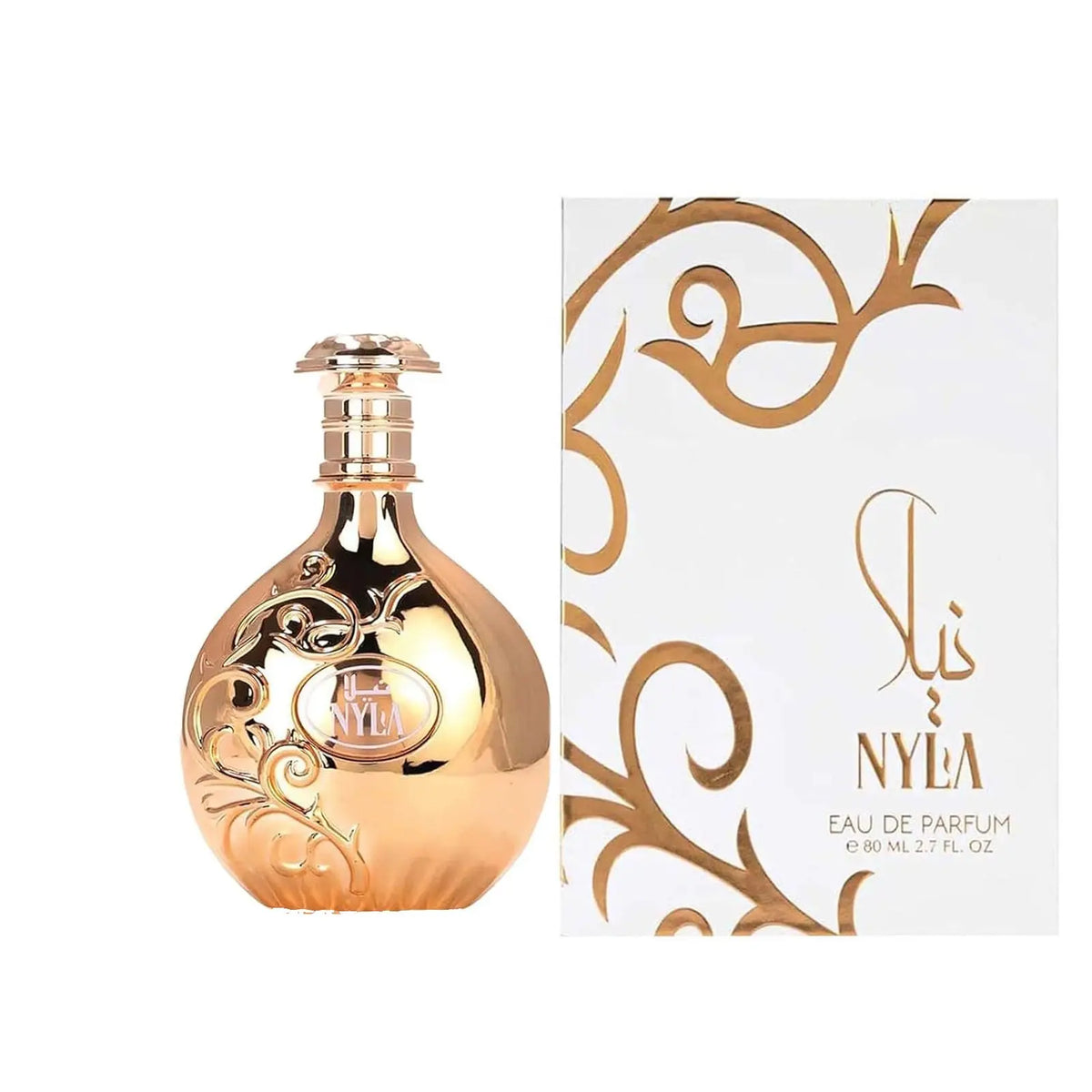 Arabiyat Prestige Nyla Eau De Parfum 2.7 Fl Oz  Notes of Coconut Mandarin Peach And Citrus Fragrance