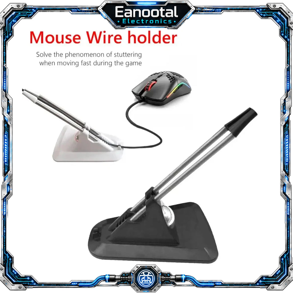 Mouse Wire Holder Mouse Bungee Cord Clip Wire Line Organizer Holder Desktop Mice Line Management Tool