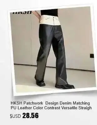 HKSH Autumn New Men's Hooded Distressed Patchwork Folded Waste Land Tactical Punk Techwear Shoulder Batwing Sleeve Jacket HK2392