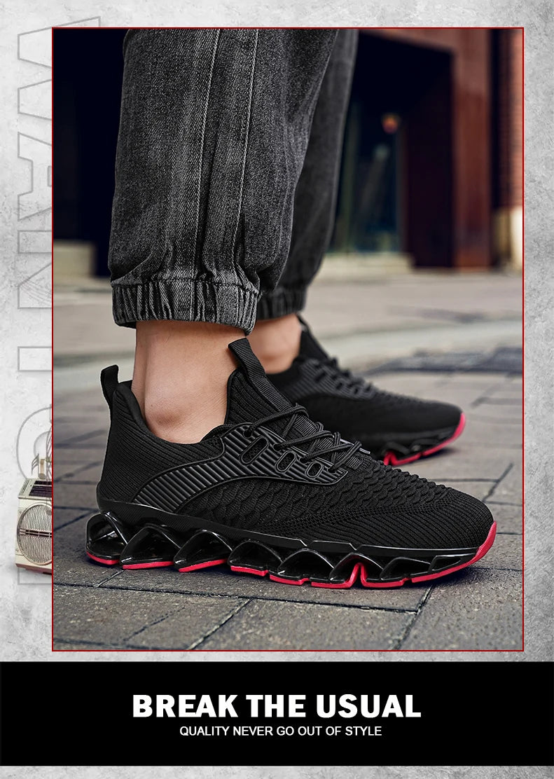 Men's Breathable Casual Sneakers Luxury Fashion Running Trainer Unisex Comfortable Wear Tenis Race Shoes