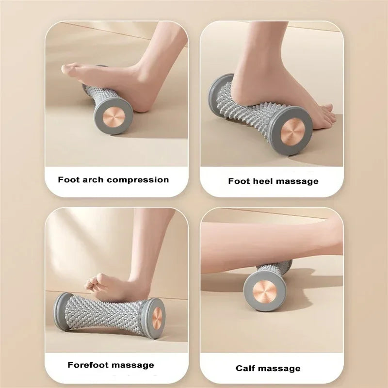 Foot Massager Massage Roller Yoga Massage Ball Plantar Fascia Roller Muscle Relaxation Care Plastic Manual Mini Foot Massager