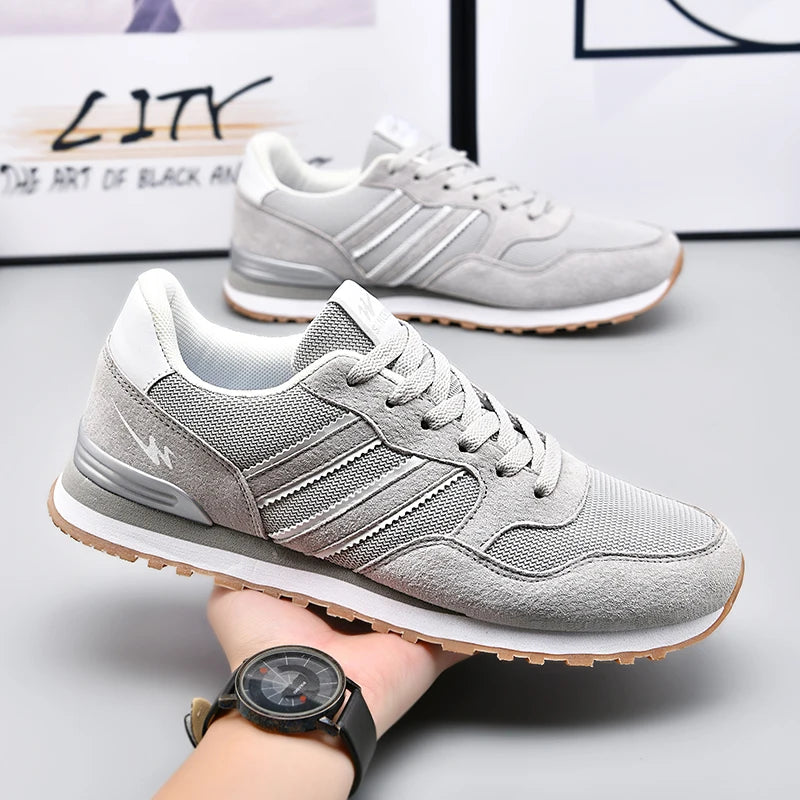 Double Star Men's Retro Running Shoes 2026 April May Breathable Mesh Casual Sneakers VintageClassicLightweightWalkingShoesforMen