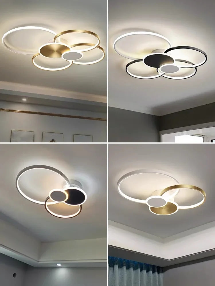 New Modern LED Ceiling Lights For Living Room Chandelier Bedroom Kitchen Ceiling Lamp Modern Apartment Hotel Chandelier Lighting