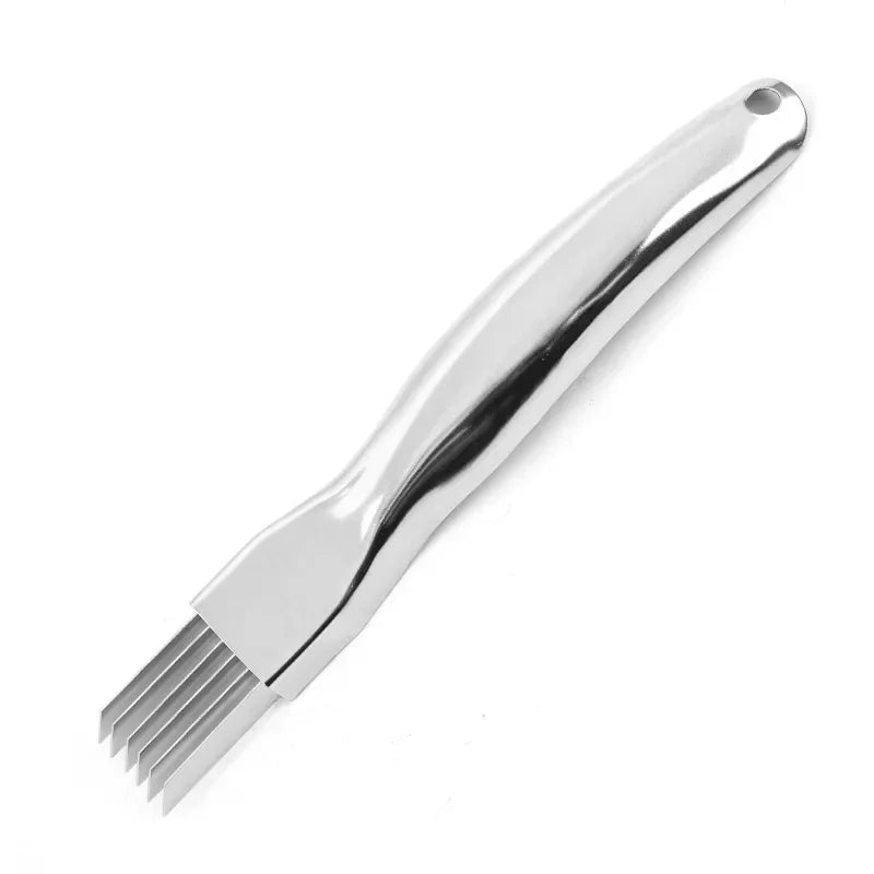 Scallion Cutter Shred Knife Stainless Steel Graters Cutter Knife Scallion Slicer Vegetable Shredders Slicer Kitchen Gadgets