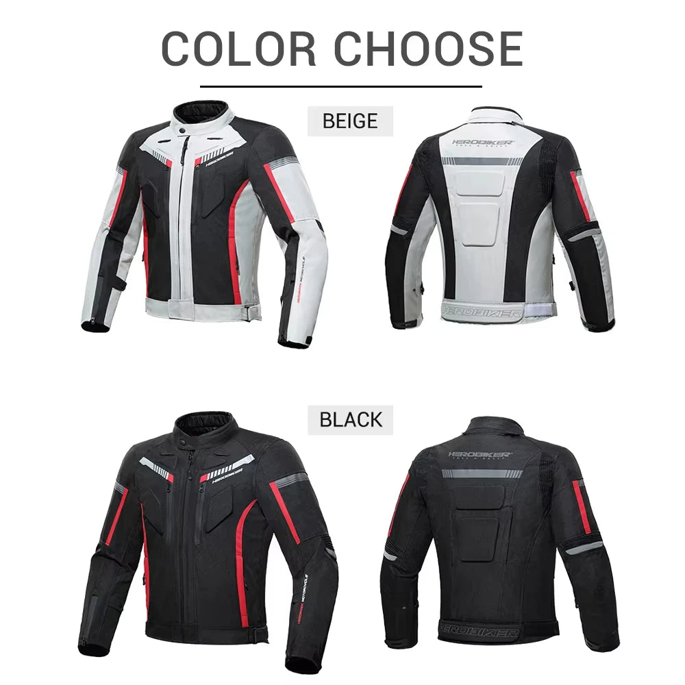 Motorcycle Jacket Waterproof Winter Warm Top