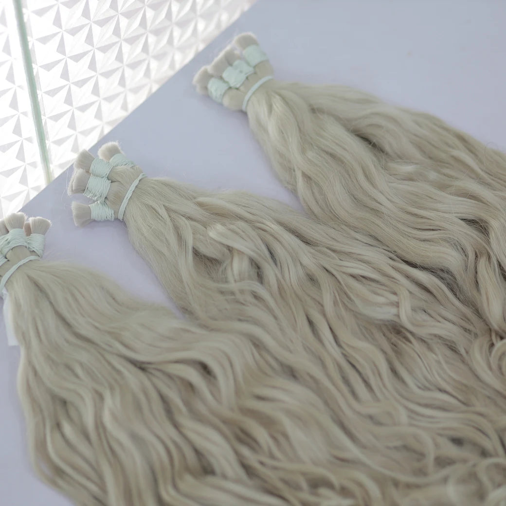 Wavy Human Hair Extension 100Cm Premium Bundles For Salons Vietnam Human Hair Extension