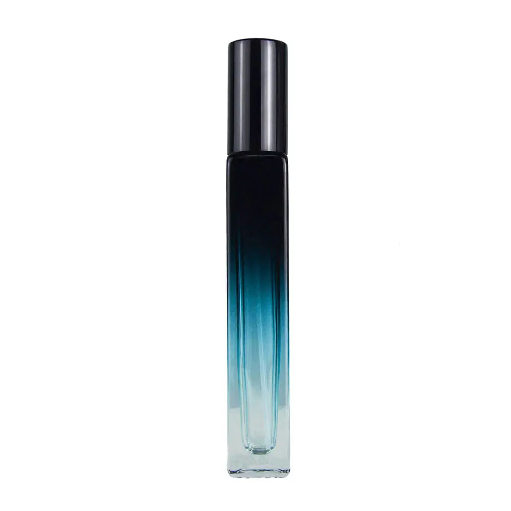 Gradient Blue Perfume Bottle 5ml 9ml 20ml Empty Glass Parfume Atomizer Travel Cosmetic Refillable Spray Bottle Sample Vials