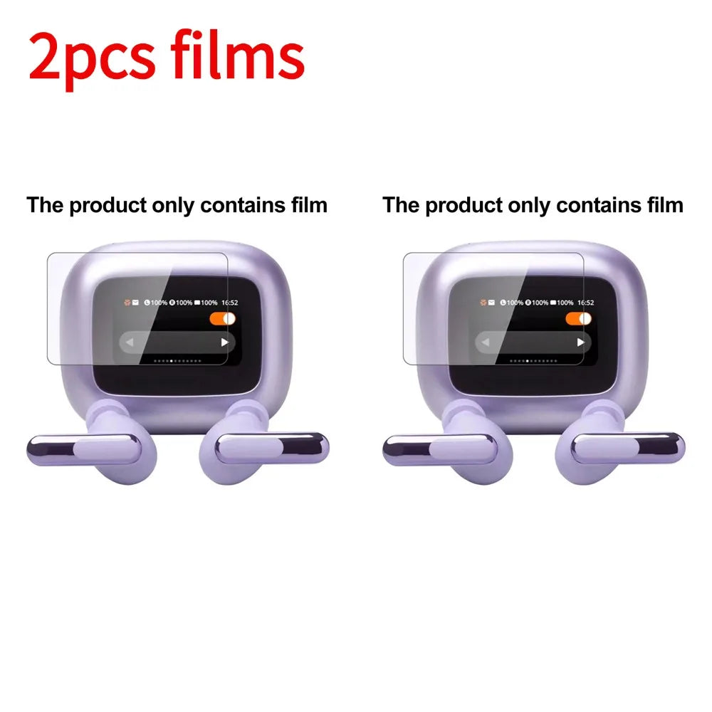 HD Explosion-proof Waterproof Soft Film Bluetooth Headset Film Screen Smart Earphone Film For JBL Live Beam 3 LCD Screen Cover