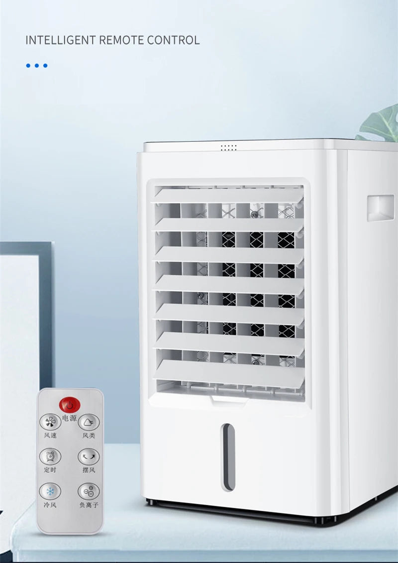 A-201 Cooling Only Air Cooler Household Air Condition Fan 3 Gear Air Conditioner Mini Air-Conditioning Fan Water-Cooled Fan