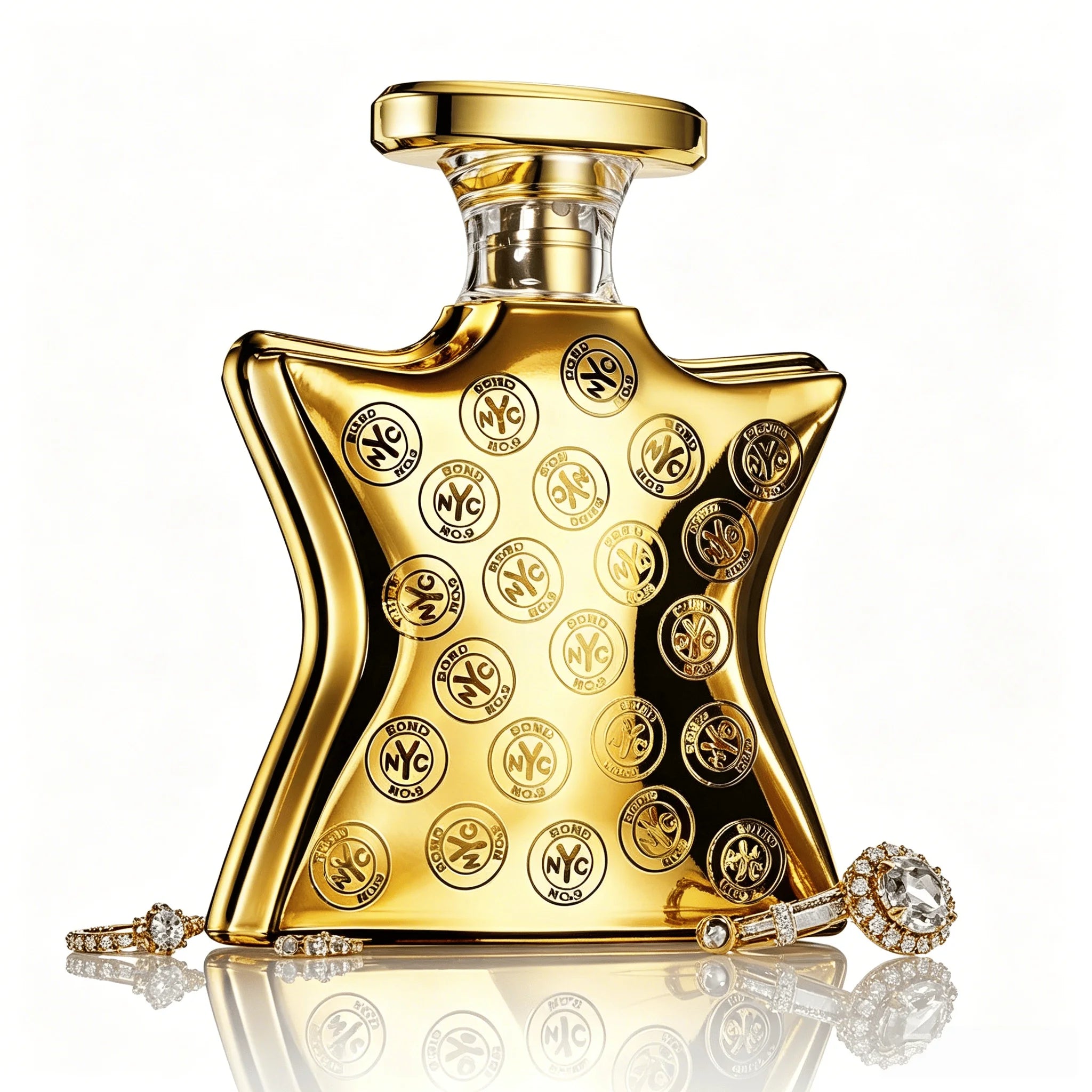 Bond No.9 Gold All Over Unisex EDP Perfume Long Lasting Spicy Oriental Woody Scent Shiny Gold Star Luxury Bottle Fragrance Gift for Men Women