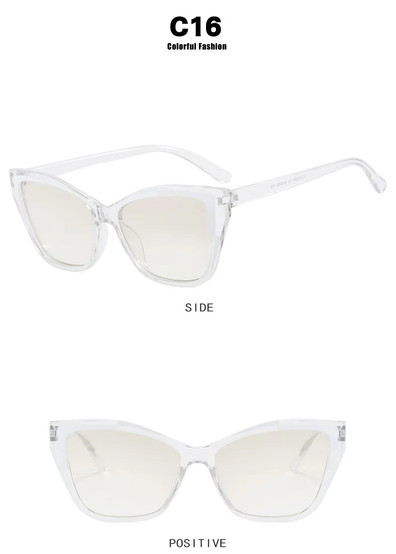 Vintage Brand Designer Cat Eye Glasses Blue Light Blocking Glasses Women Spectacle Computer Eye Protection Glass Unisex Lentes