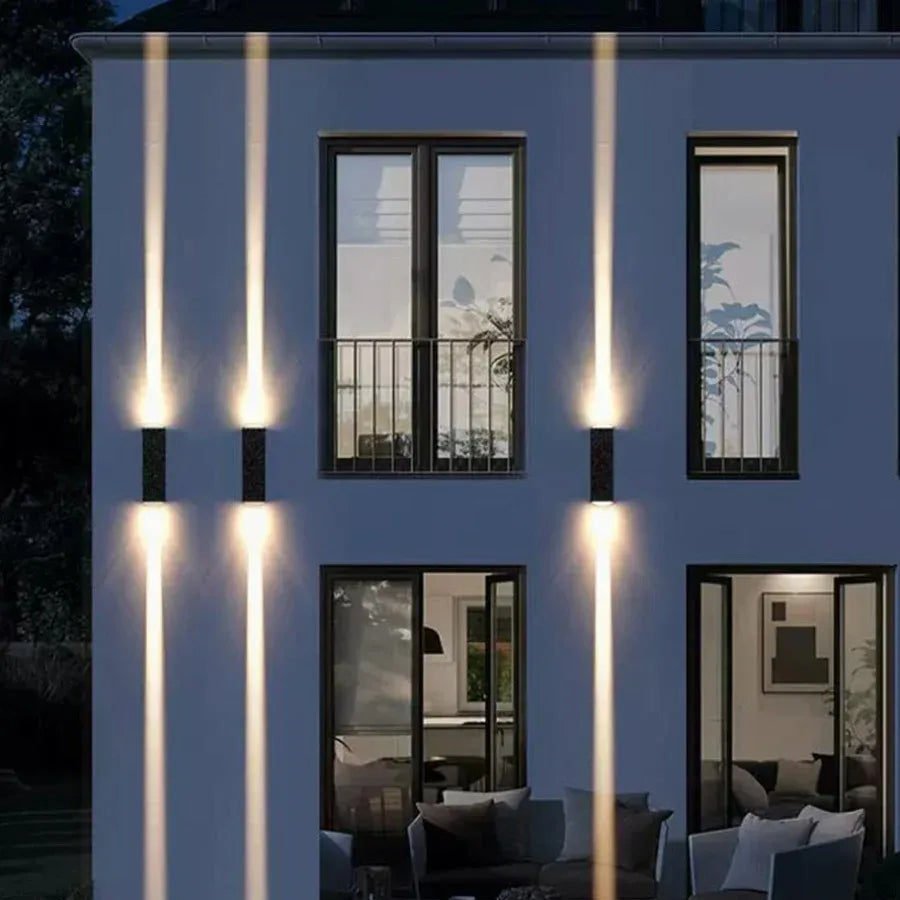 LED Indoor Outdoor Wall Lamps Villa Courtyard Pillar Spotlight Stair Lighting Boundary Home Illumination