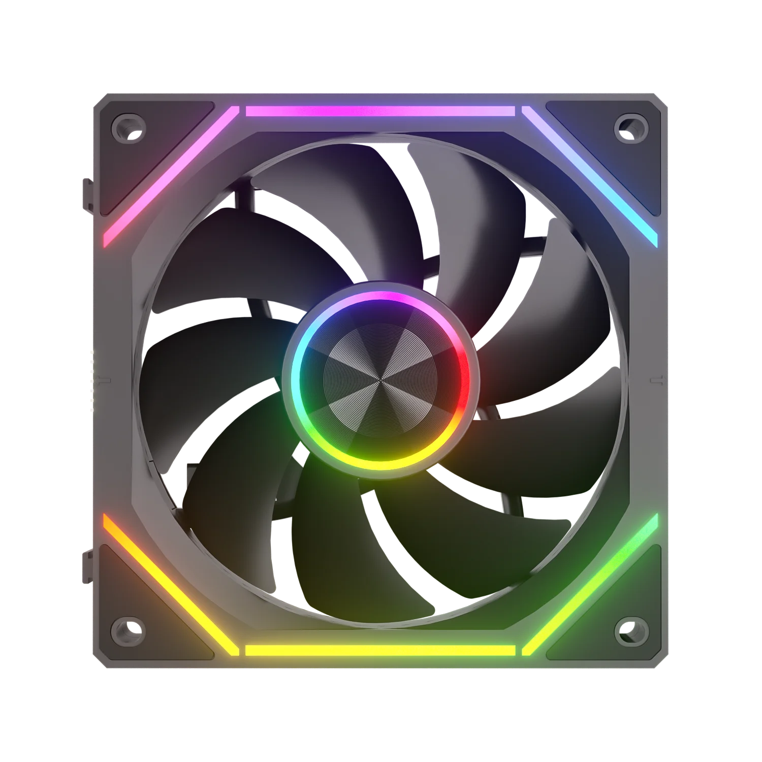 Power Train X-GAMERX PRISM 8RS ARGB Fan 800-1800RPM CPU Cooling Fan PWM Quiet Integrated Building Block Case Fan