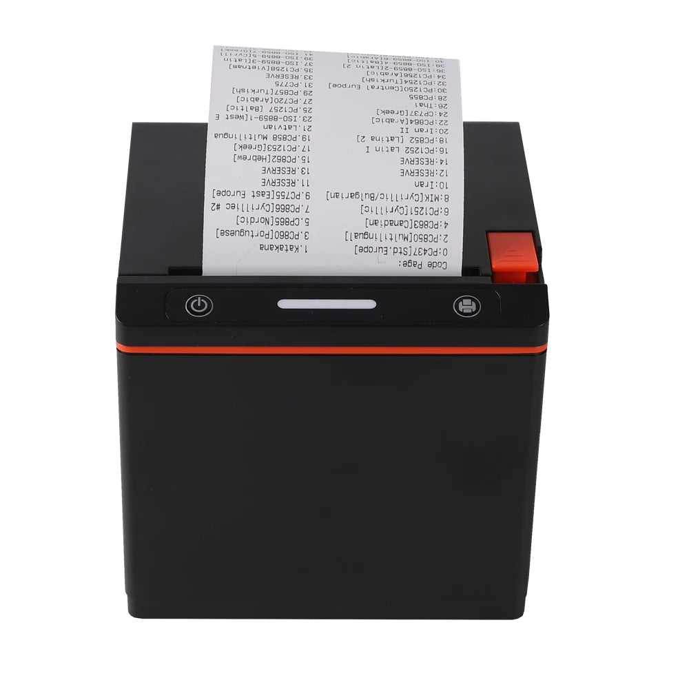 Linerless Label KH80-L Thermal Printer (No-Backing Labels)  for Printing Takeaway Packaging Labels for Restaurants