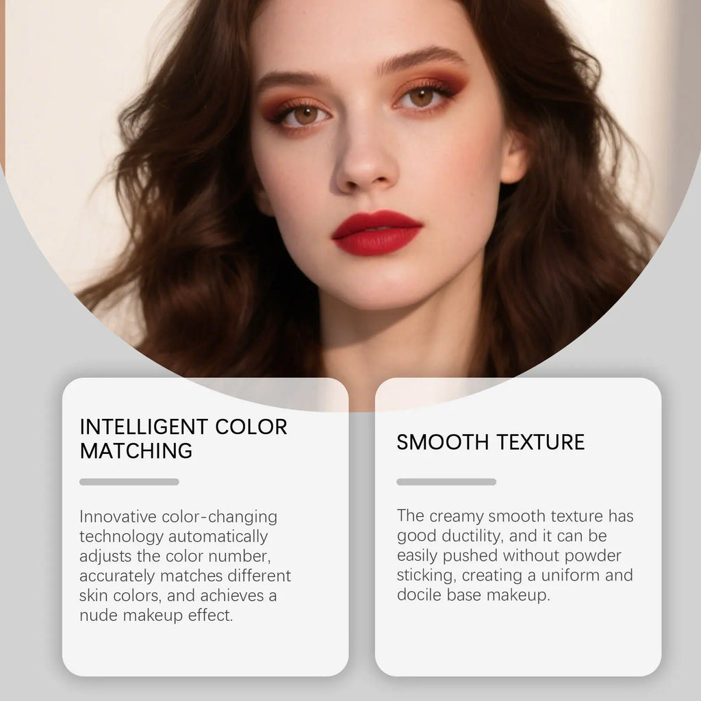 Mushroom Head Air Cushion Moisturizing Whitening Concealer CC Cream Foundation Waterproof Oil Control Long-Lasting Nude Makeup