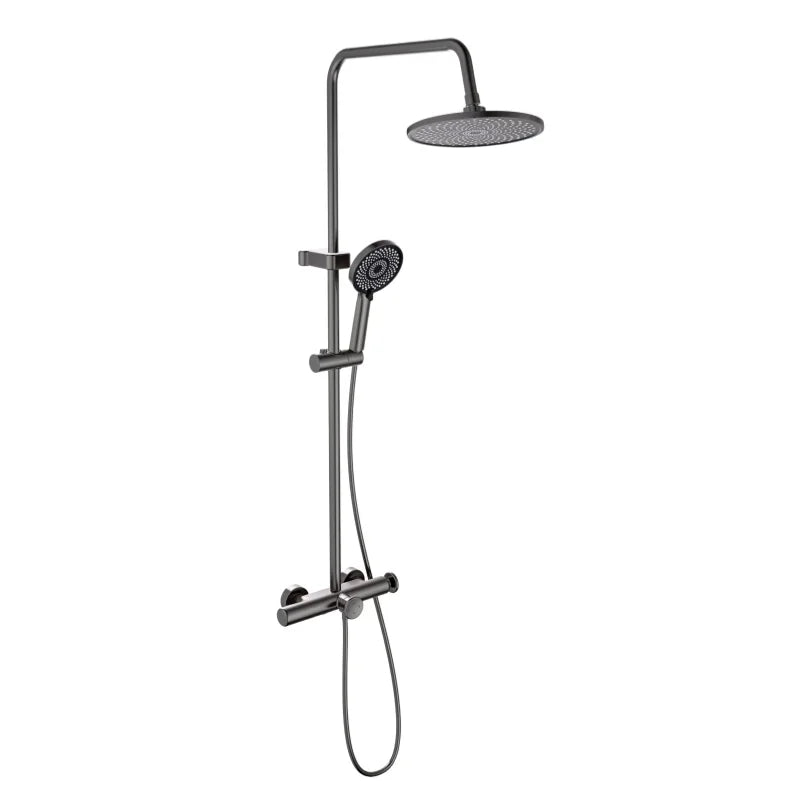 Four Outlet Shower Set Bathroom Luxury Shower System Hot Cold Mixer Valve Shower Faucet Full Set Bathtub Tap Shower Head