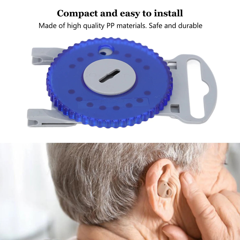 HF4 Hearing Aid Filter Waterproof Oil Proof Prevent Blocking Hearing Aid Earwax Guard Blue Hearing Aid Wax Filter Accessory