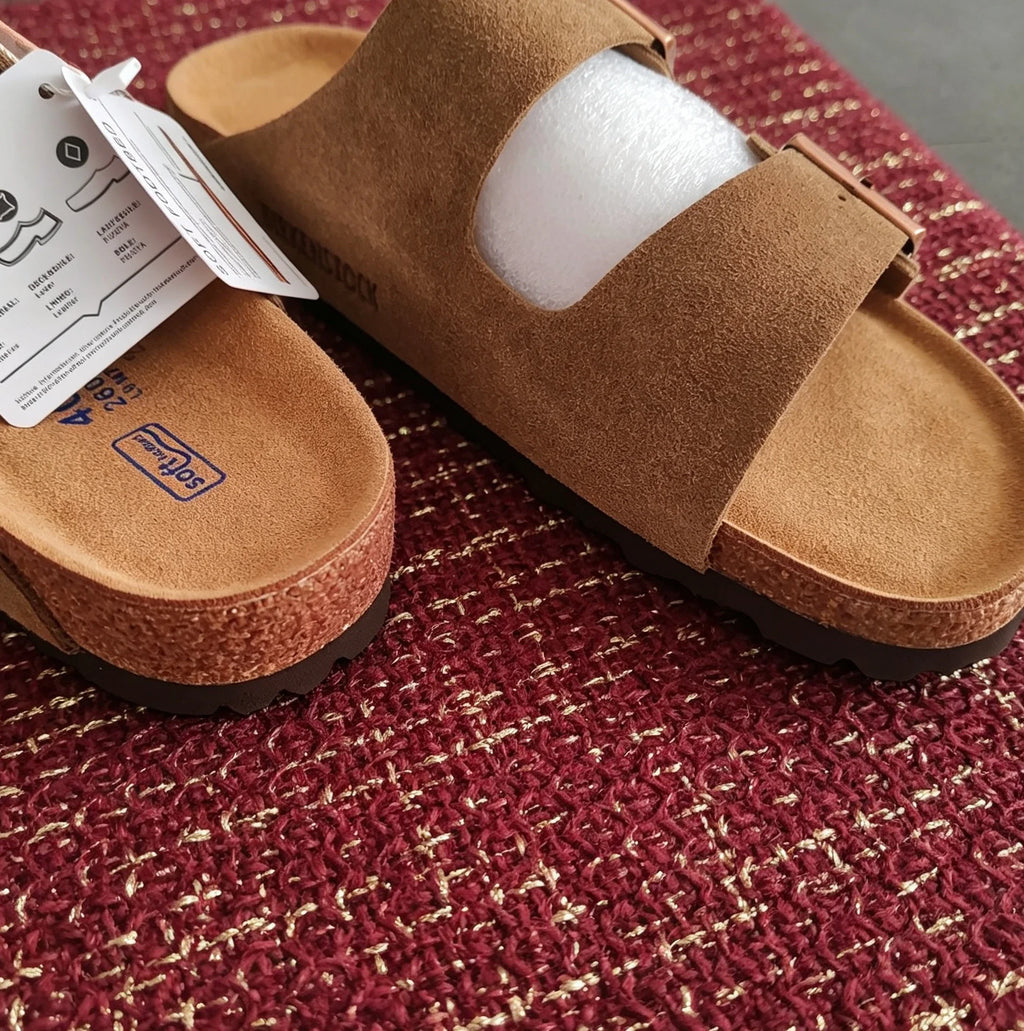 Unisex Trendy Leather Sandals 2026 New Arrival Non-Slip Comfort Casual Narrow Beach Shoes for Spring and Autumn
