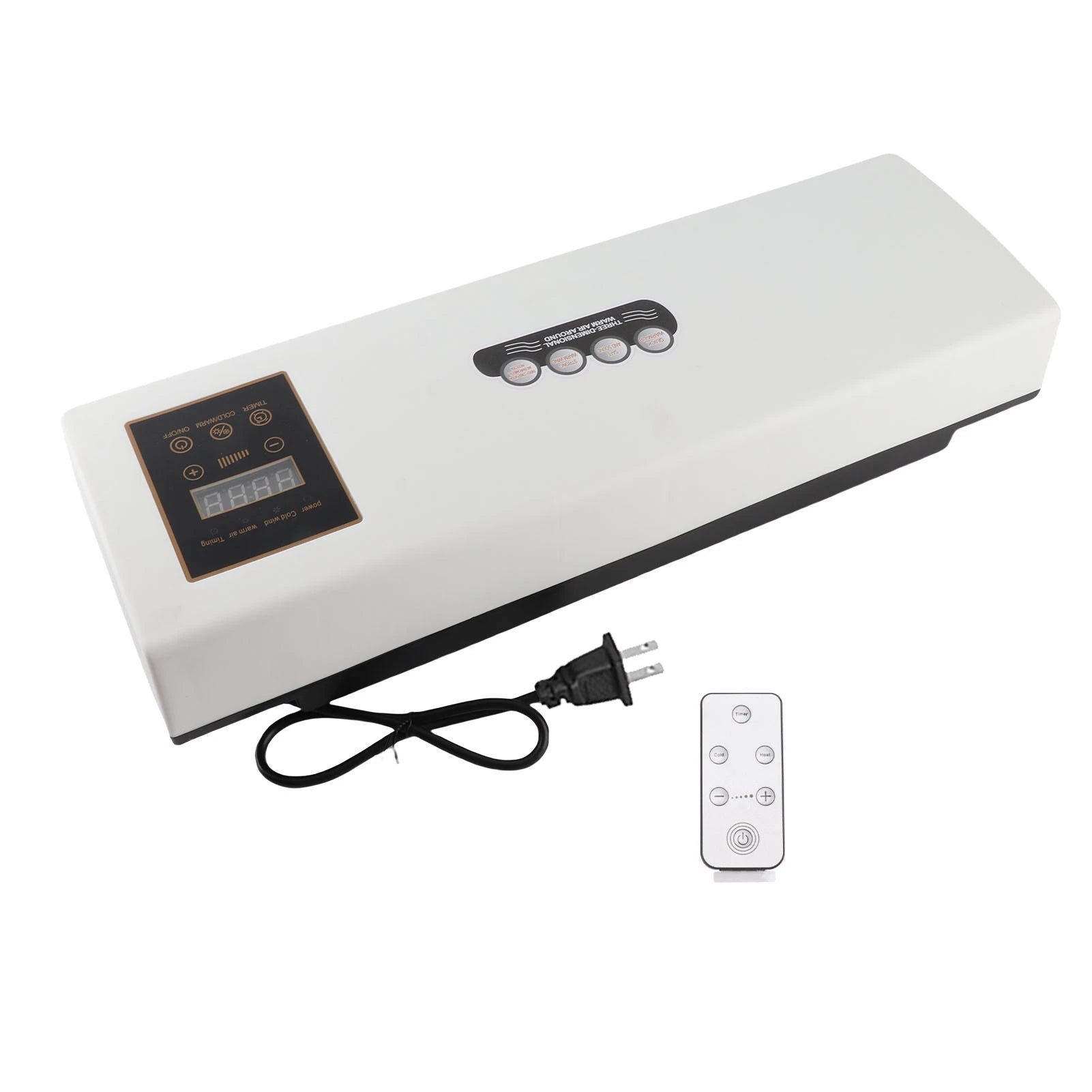 Wall Heater and Air Conditioner Combo Electric Cooling and Heating Machine Low Noise 2 in 1  Heating  for Bathroom