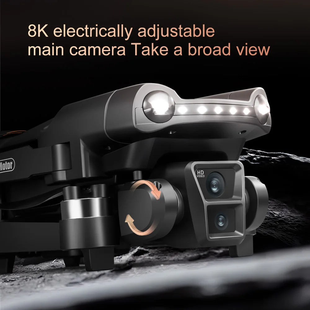Original V198MAX Drone 8K Profesional FPV Brushless Laser obstacle avoidance Aerial Optical Foldable Quadcopter Mini 4K Dron