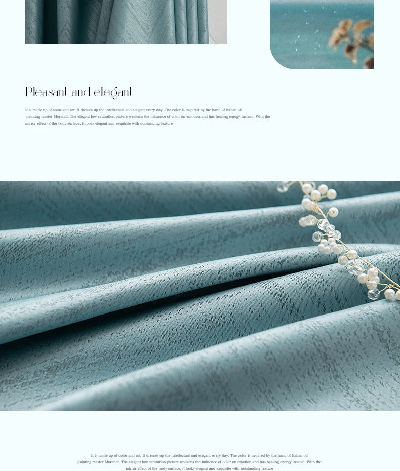 2025 Modern Light Luxury Fully Insulated Blackout Curtain Simple Sunscreen Bedroom Bay Window Curtains Soundproof Study Drapes