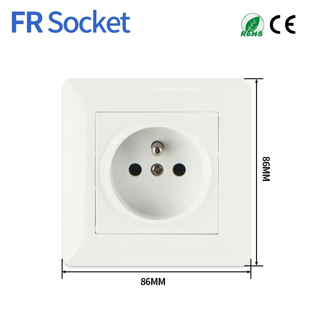 GTRIC Waterproof Outdoor Plug Electrical Sockets 250V AC IP66 DustProof Waterproof Socket With Switch Outside Master Plug