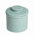 Kitchen Gadgets Ceramic French Butter Crock with Lid Solid Color Butter Cup Sealed Household Butter Jar Cheese