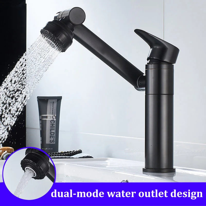 Stainless Steel Basin Faucet High Quality Universal Multifunctional Hot and Cold Dual-use Bathroom Wash Basin Faucet
