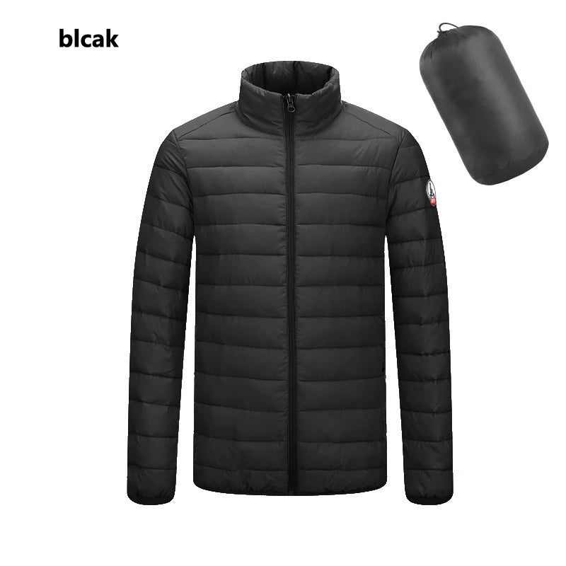 Europe Spring Autumn Embroidery Men Women With Zipper Sleeveless Vest Front Going Out Light Thin Hooded Down Long sleeves Jacket
