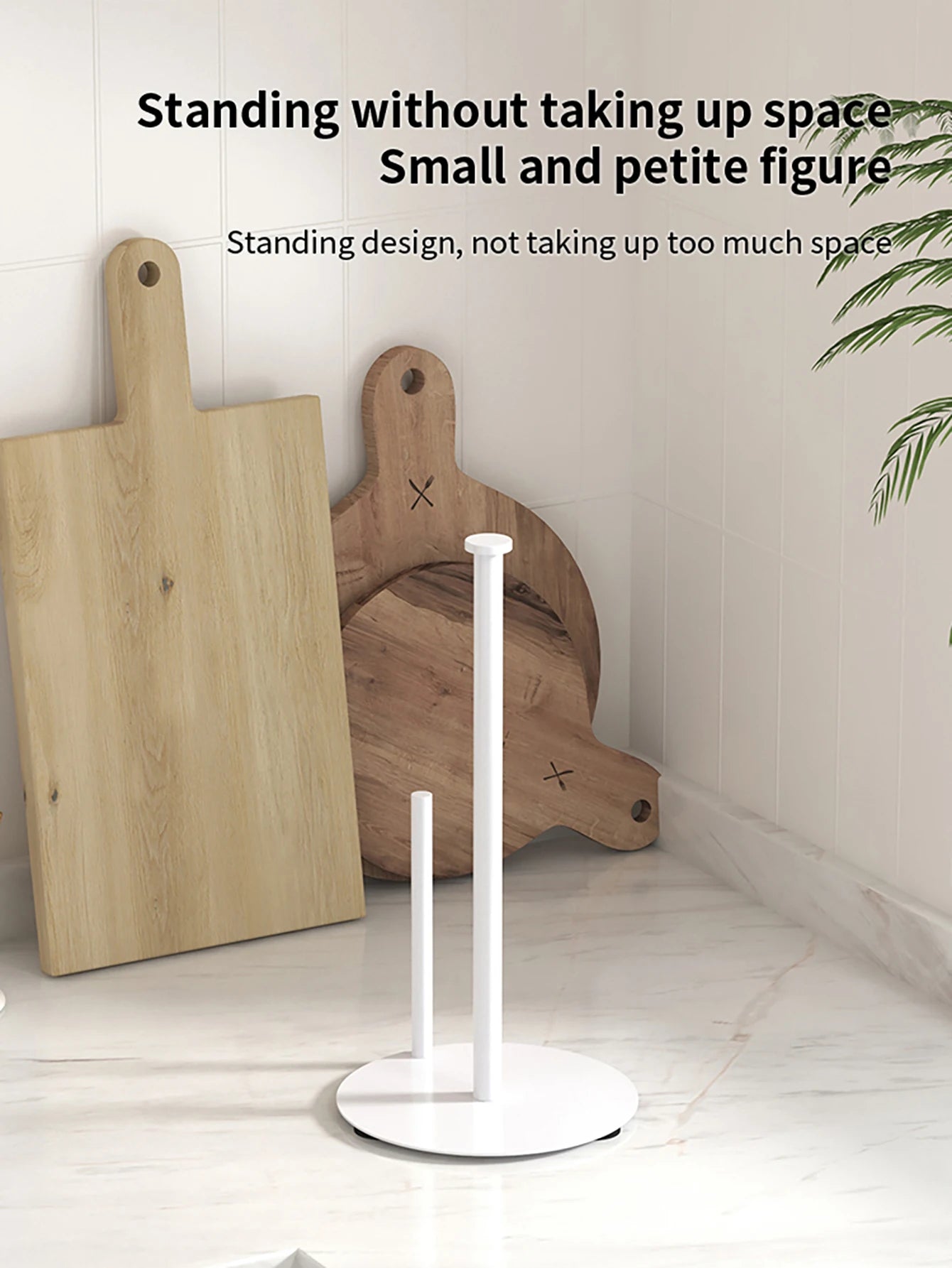 Kitchen Roll Holder with Weighted Base - Heavy-Duty Countertop Organizer, Space-Saving Design for Paper Towels, Kitchen supplies