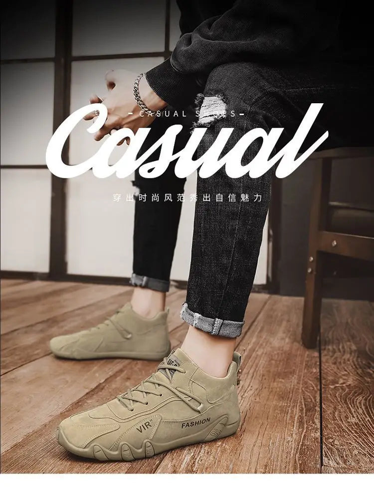 2022 New In Casual Shoes Men Sneakers  Male High Top Sneakers Winter Warm Designer Fashion Loafers Lace Up Shoes Men Ankle Boots