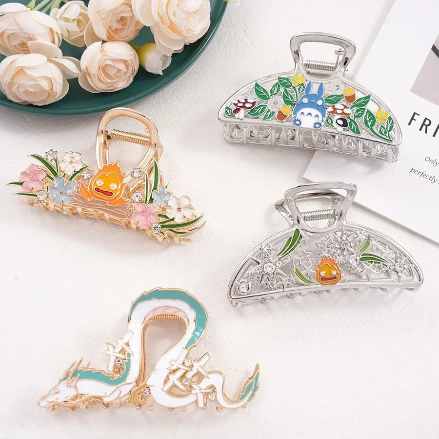 2025 Cute Creative Cartoon Hair Claw Boat Dragon Large Hair Claws Japanese Cat Fashion Claw Clip Hair Accessories for Women