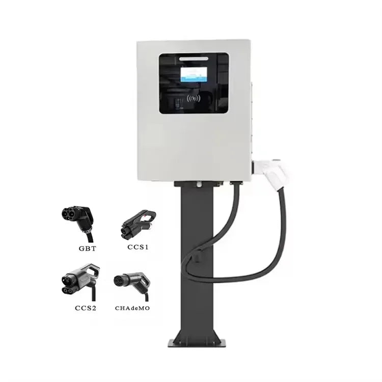 Electric Car Charger 30kw 40kw 60kw GBT CCS1 CCS2 DC EV Fast Charger EV Charging Station Built-in RCD Protection IP54