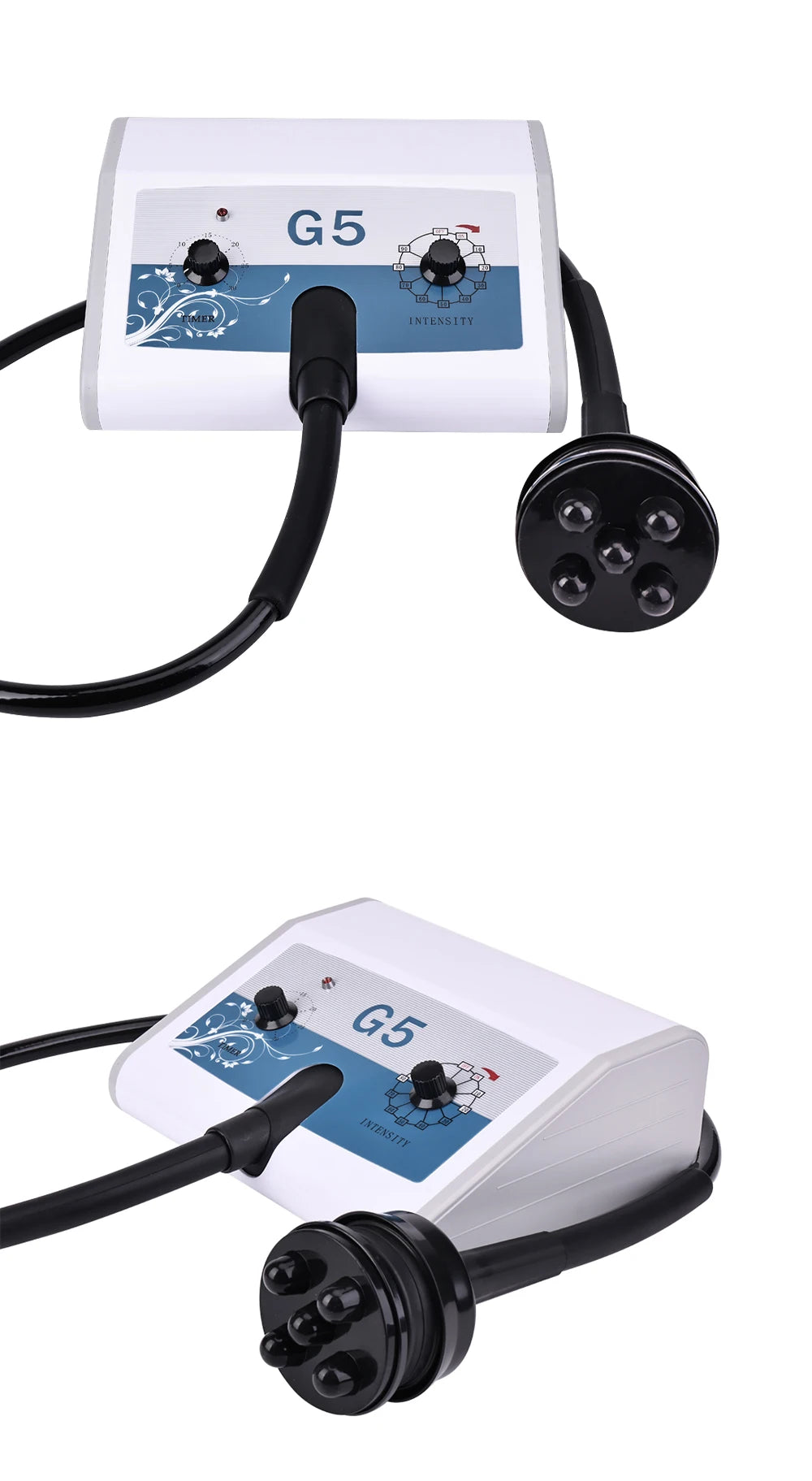 Vibrating G5 Massage Machine Slimming Muscle Massager Cellulite Removal Home Used Weight Loss Body Apparatus with Trolley Stand
