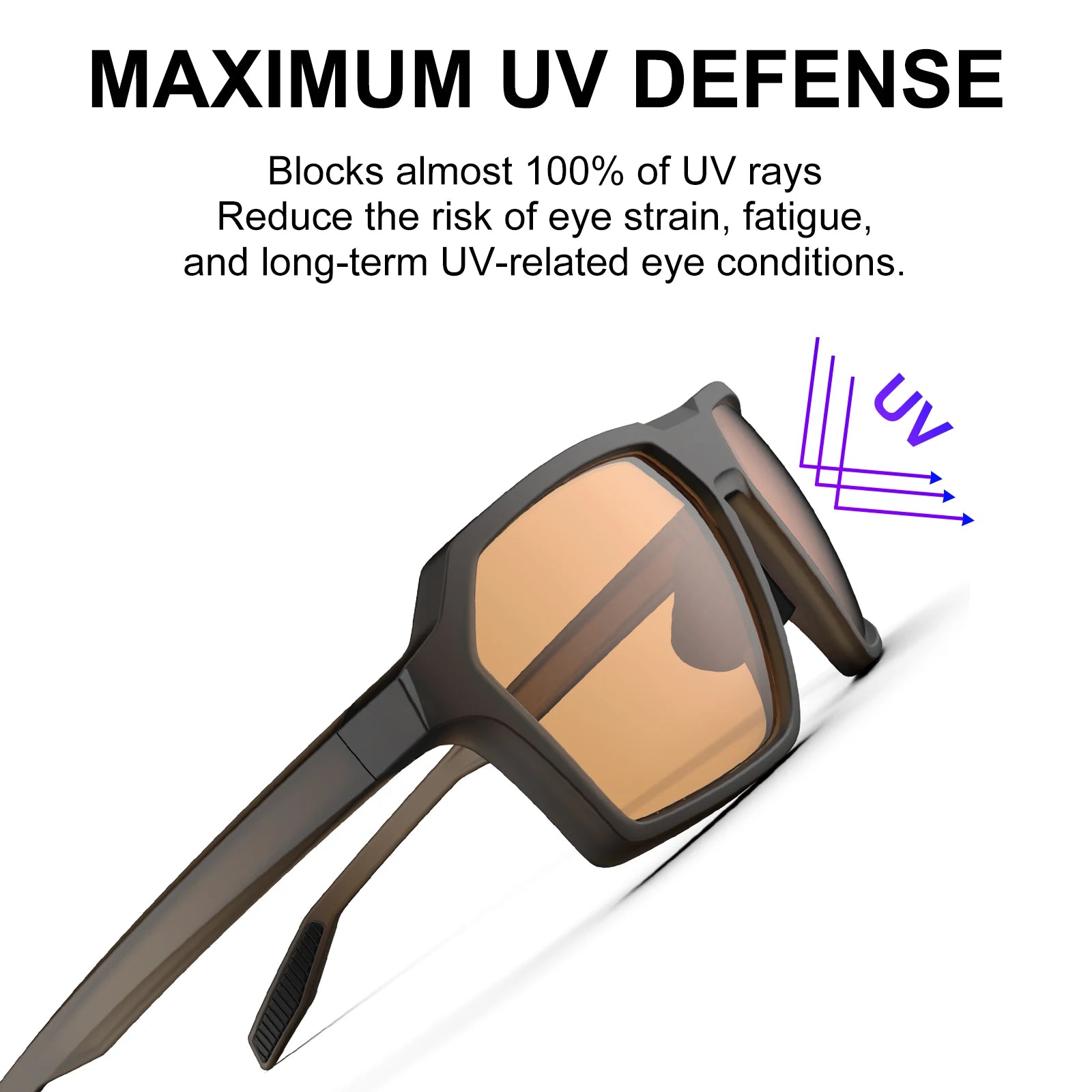 Polarized Fishing Sunglasses Men's Driving Shades Male Sun Glasses Hiking Fishing Classic Sun Glasses UV400 Eyewear