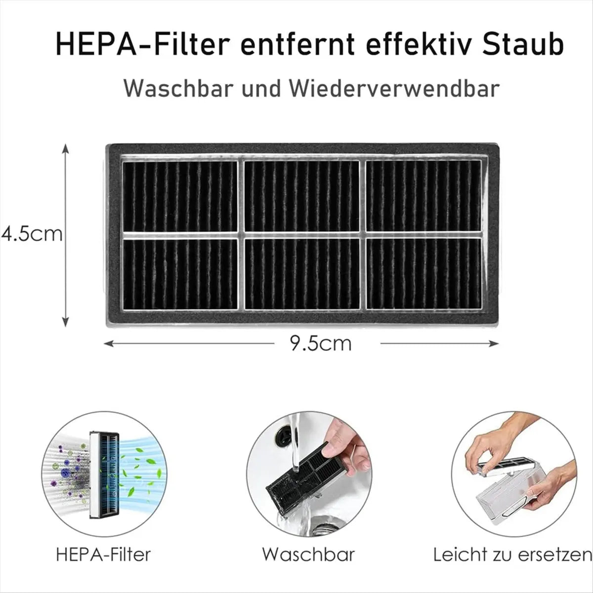A04V For L10s Pro Ultra Heat Robot Vacuum Cleaner Main Side Brush Hepa Filter Mop Cloth Dust Bags Accessories