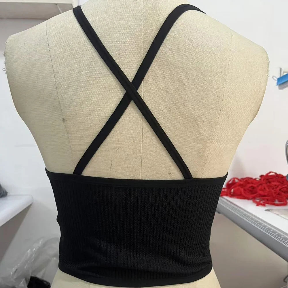 Sexy Mesh Crop Top Summer Women Casual Tank Top Vest Blouse Sleeveless Sport Crop Tops Shirt See-through Transparent Crop Top