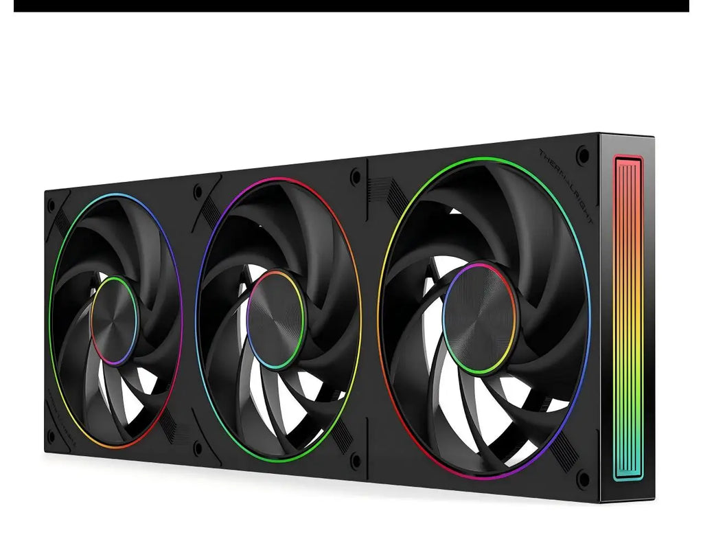 Thermalright TL-UC12/24/36 Performance Level Fan Pressure Fan ARGB Infinity Mirror Smart Speed Display 2400 RPM PWM Temperature