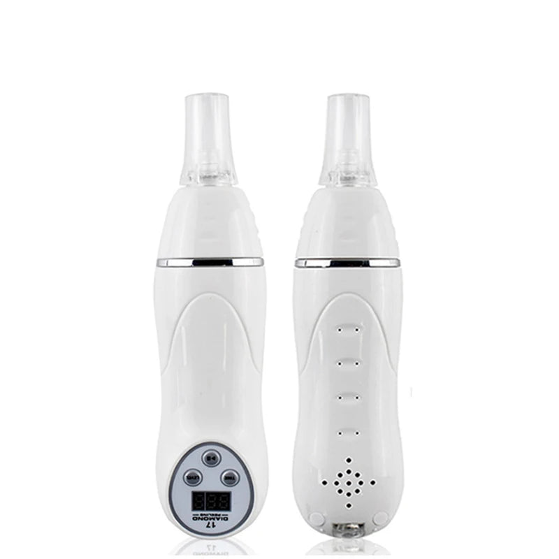Digital Diamond Blackhead Removal Microdermabrasion Machine Suction Skin Pore Clean Facial Massage Peeling Acne Beauty Device