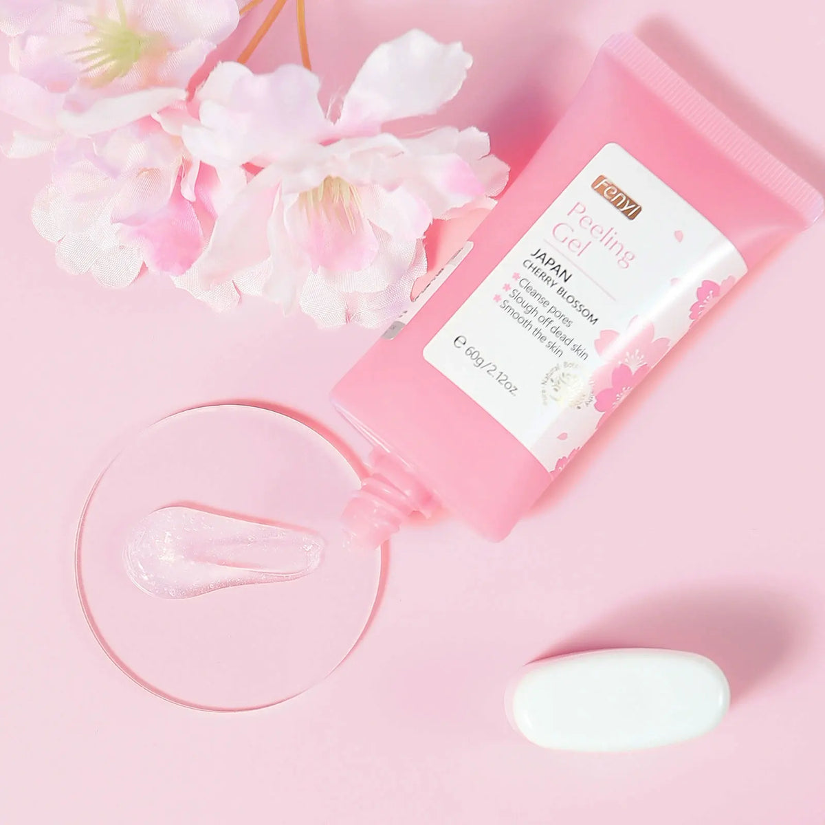 Cherry Blossom Exfoliating Gel Moisturizing Tender Face Body Cleansing Skin Care Product