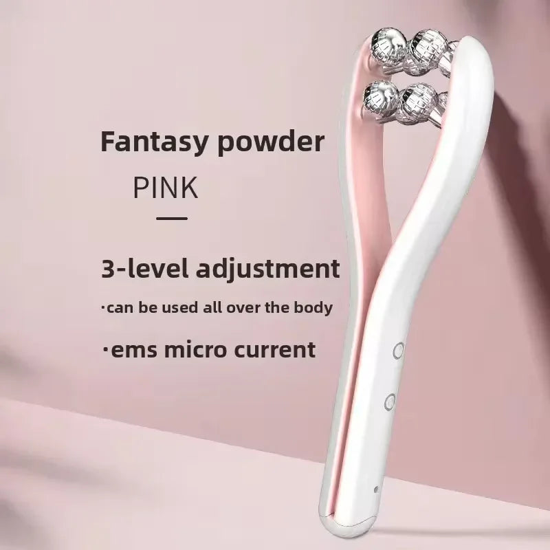 Roller Face-Slimming Artifact V-Face Beauty Facial Massager For Firming And Lifting The Face