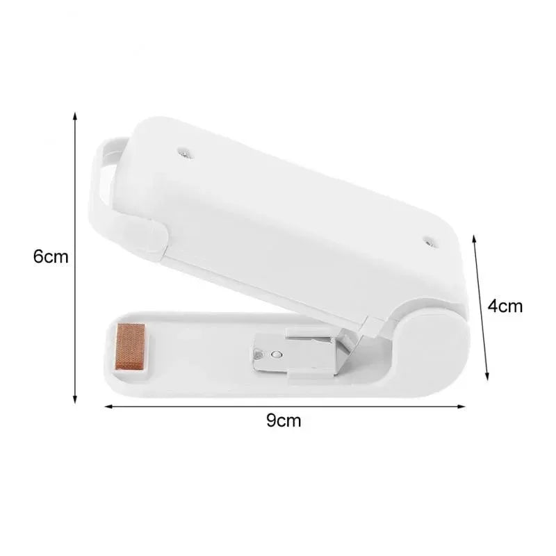 1PC Mini Heat Bag Packaging Sealer Portable Plastic Bag Clip Sealing Machine Food Storage Seal Snack Sealing Kitchen Gadgets