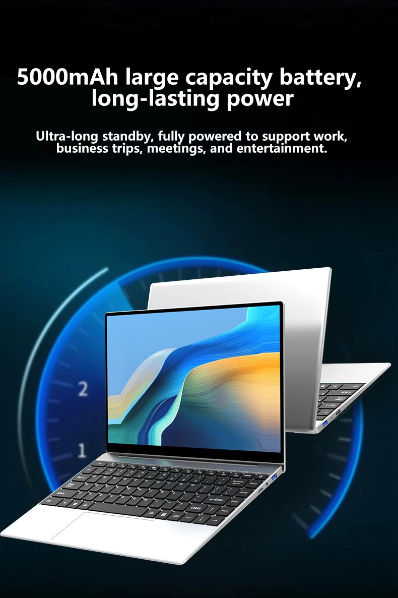new 14.1" Intel 6500Y laptop 32GB RAM 1TB/2TB SSD 1920x1080 Portable laptops Windows 11 Pro Office Gaming Notebook computer 2026