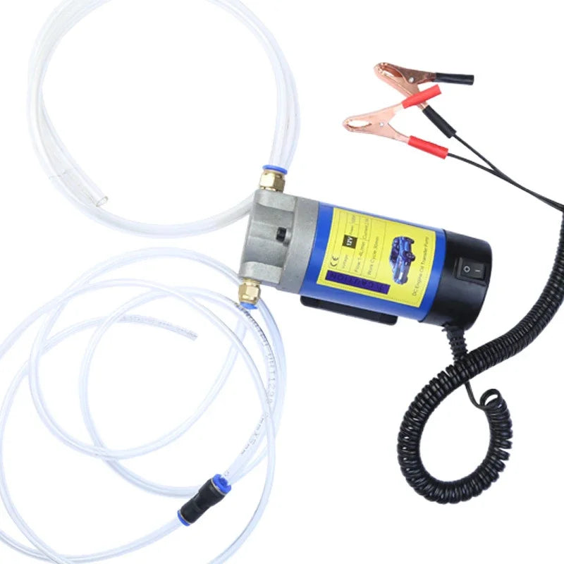 DC 12V / 24V Electric Transfer Pump Extractor Suction Oil Fluid Water Portable for Auto Marine Boat Diesel Car Motorbike