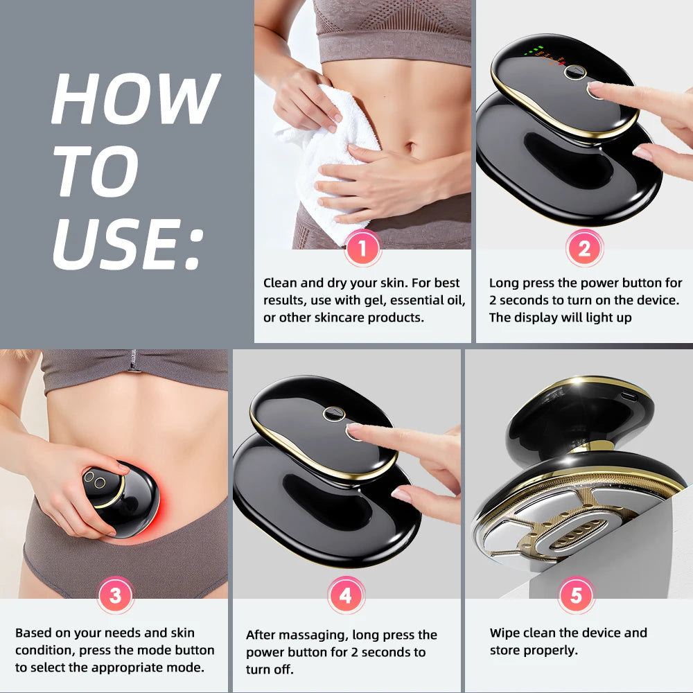 RF Body Slimming Machine 4 in 1 EMS Fat Burner Belly Fat Burning Slim Shaping Lose Weight Cordless Cellulite Massager