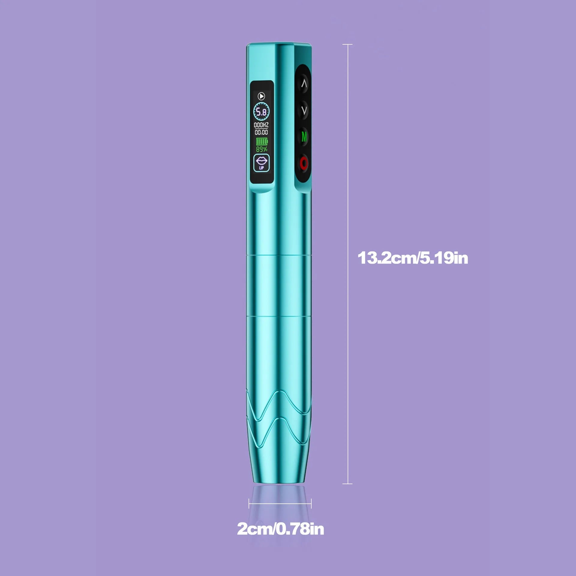Ybeauty Embroidery Machine Wireless Lithium Battery Pen Hollow Cup Motor Machine P9 Tattoo Pen Color Screen Tattoo Tool