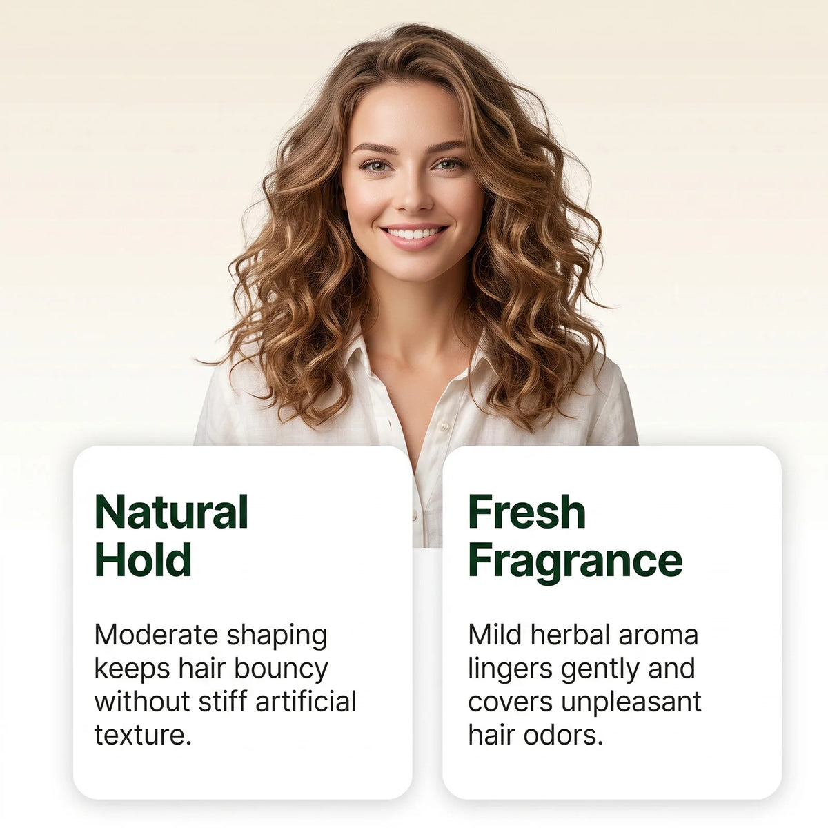 Volumizing Hair Styling Spray Long Lasting Hold Volumizing Texture Enhanced Hair Glossy Setting Spray With Rosemary &Rice Water