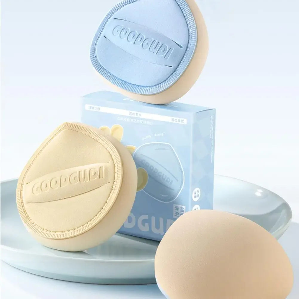 Thick Soft Makeup Sponge Puff Wet Dry Use Minimal Product Absorption Smooth Foundation Application For Even Powder Pickup