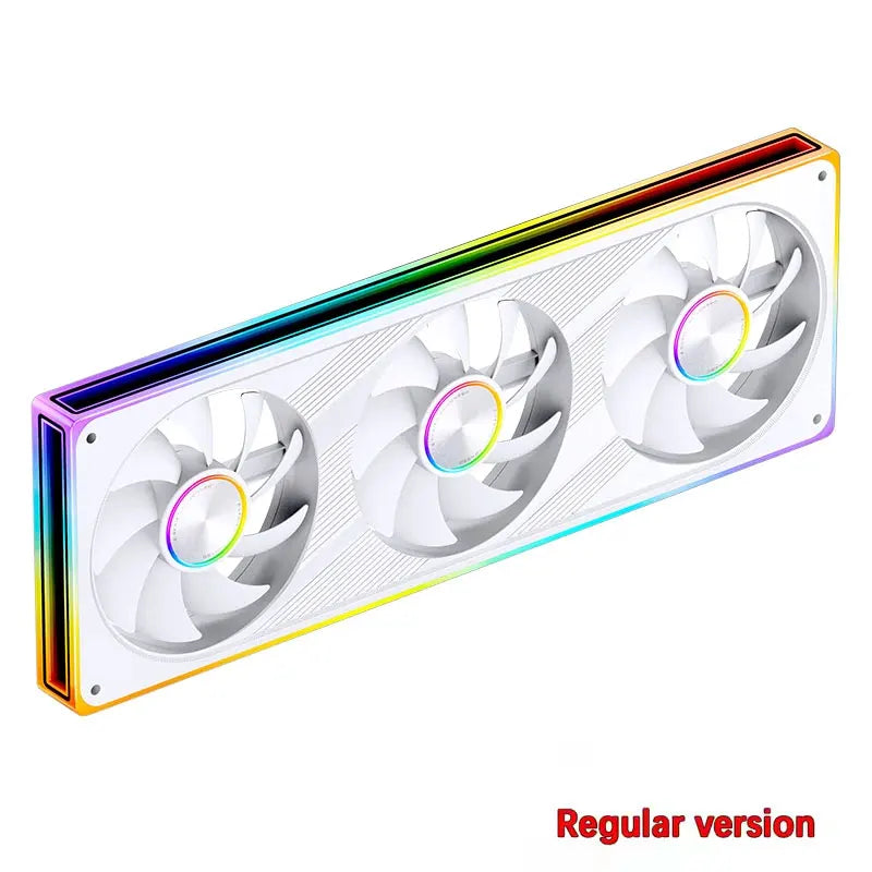 JONSBO ZE-120/240/360 120mm ARGB Case Fan, Infinity Mirror RGB, PWM Fan, MB Sync, Aluminum CD Pattern Hub Badge