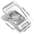 Multifunctional Egg Cutter Aluminium Alloy Egg Slicer Sectioner Cutter Mold Flower-Shape Luncheon Meat Cutter Kitchen Gadgets